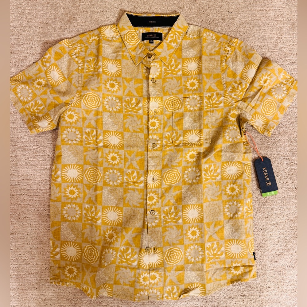 Roark Journey Shirt, Size M, NWT